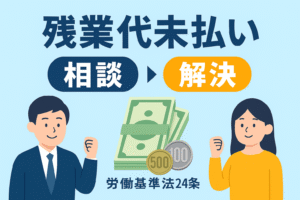 残業代金未払い相談、解決へ